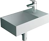 Alpenberger Kleines Hängewaschbecken | Gäste WC Waschbecken | Lavabo fürs Bad & WC | Moderne Kleine…