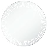vidaXL Badezimmerspiegel mit LED Badspiegel Lichtspiegel Wandspiegel Spiegel Badezimmer Rund 60cm Silbern…
