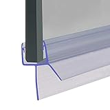 SEAL005 Duschdichtung für Duschkabinen, Türen oder Paneele, passend für 4, 5 oder 6 mm Glas, gerade…