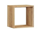 Woodkings® Wandregal Auckland Cube aus massiv Holz, Würfel, Holzmöbel, Regalsystem, Wohnwand Modul, Holzregal, Wanddekoration Holz Regal (Holz - Wildeiche)
