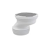 Alcaplast A991-40 WC-Anschlussmanchette exzentrisch 40mm, weiß