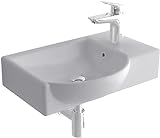 Alpenberger Mini Waschbecken I Bad Waschtisch Gäste WC | Keramik Handwaschbecken Klein | Modernes Einbauwaschbecken…