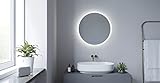 AQUABATOS® LED Badspiegel mit Beleuchtung Rund 60 cm Wandspiegel Badezimmerspiegel Beheizt lichtspiegel…