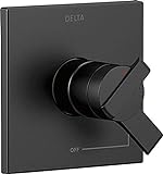 Delta Faucet Ara 17 Series Doppelfunktions-Duschgriff-Ventilverkleidungs-Set, mattschwarz T17067-BL…