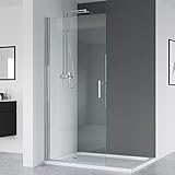 IMPTS walk in dusche 70x195 glas Duschwand Duschabtrennung Nische Dusche Schwingtür Pendeltür Duschkabine…