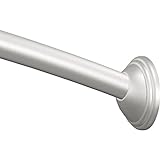 Moen CSR2155BN Inspirations 5-Foot Decorative Curved Shower Rod, Brushed Nickel by Moen