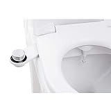 BisBro Deluxe Chrome Bidet | Dusch-WC zur optimalen Intimpflege | Einfach unter dem Klodeckel installieren…