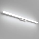 Klighten LED Spiegelleuchte Bad 90cm 20W, IP44 Badleuchte Badlampe Wand, Spiegellampe Badezimmer Lampe…