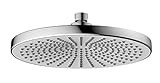 WENKO Regenduschkopf Ultimate Shower, Kopfbrause Ø 25 cm mit Softrain-Funktion, 284 Düsen für sanftes…