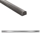 Questech Fliesenborte, 1,27 x 30,5 cm Soho Listel Low Pencil Tile Edge Liner, gebürstetes Nickel-Metall-Finish,…