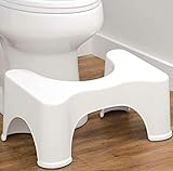 SEVEN4-UK WC-Hocker, 17.8 cm, rutschfester Badezimmer-Tritthocker, lindert Verstopfung, Blähungen, einfachere…