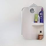 Duschspiegel Nebelfrei Reisespiegel für Rasur, Duschrasur Make-up-Spiegel Rahmenloser Wandbehang Badezimmerspiegel…