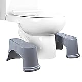 Evron Stapelbarer Toilettenhocker, 17.8 cm, 2 unabhängige Kackhocker, für Erwachsene, platzsparend,…