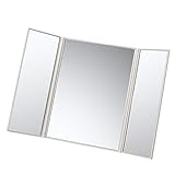 MUJI Klappbare Spiegel, Glas, Weiß, Mittel