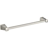 MOEN Hensley 18 in. Towel Bar with Press and Mark in Brushed Nickel