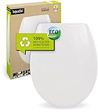 'aquaSu® Toilettendeckel nachhaltig Carini, WC-Sitz mit Absenkautomatik, Made in EU, aus 100% recyceltem…
