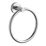 Handtuchring aus Edelstahl – Badetuchhalter Handtuchring 6,29 Zoll/16 cm, hängende Handtuchhalter Badezimmer…