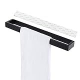KES Handtuchhalter ohne Bohren Schwarz Handtuchstange Edelstahl Badetuchhalter Selbstklebend Gästehandtuchhalter…