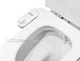 KMINA - Bidet Toilette für Kaltwasser (Schlauchlänge 80 cm), tragbar, Bidet, nicht elektrisch, Toilettenreiniger,…
