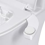 BELIVOR Ultradünner Bidet-Aufsatz für Toilette, einfache Installation für Linkshänder, Doppeldüse (weibliche/hintere…