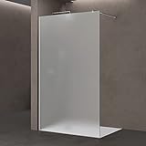 Sogood Luxus Duschwand Duschabtrennung Bremen2VS 100x200 Walk-In Dusche mit Stabilisator aus Echtglas…