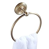 Weare Home Antike Handtuchhalter Ring ,Retro Handtuchhalter Messing, Vintage Handtuchring mit Bohren