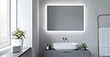 AQUABATOS 100x70 cm Badspiegel mit Beleuchtung badezimmerspiegel LED Lichtspiegel Wandspiegel, Touch-Schalter…
