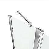 Boromal 50cm Haltestange für Duschwand Stabilisator Haltestange mit Winkel Flexibel 180° Drehbar für…
