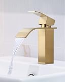 iVIGA Wasserhahn Bad, 175MM Waschtischarmatur wenig Lärm Einhandmischer Wasserfall Waschbeckenarmatur…
