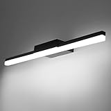 DILUMEN Spiegelleuchte Bad LED-Wandleuchte 56cm,1200lm 14W Schwarz Badlampe Wand Metall KaltesWeiß 6000K…