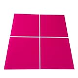 Servewell Pink quadratisch Kind sicher bruchsicher Wand Fliesen, Plastik, Pink, Pack of Ten - 5 x 5…