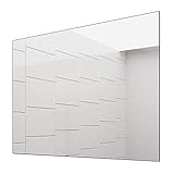 Concept2u Spiegel -Badspiegel -Wandspiegel 5 mm - Kanten fein poliert - inkl. verdeckter Halterungen quer oder hochkant Montage möglich 60 cm Breit x 80 cm Hoch