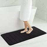 Homaxy Memory Foam Badezimmer Badeteppiche Saugfähige Rutschfester Badvorleger Waschbar Badematte -…