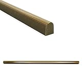 QDÉCOR Fliesenborte, 1,27 x 30,5 cm, Soho-Bleistift, Fliesenübergang, Rückwand, goldfarben, 12 Stück
