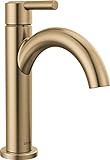 Delta Faucet Nicoli Gold Badezimmer-Wasserhahn, Einloch-Badezimmer-Wasserhahn, Einhebel-Badezimmer-Wasserhahn,…