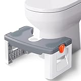 DYDHRER Toilettenhocker-Toilettenhocker Erwachsene Klappbar-Anti Rutsch, Klohocker-Wc Hocker Kinder-Hocker…