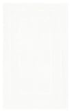 Lashuma Badewannenteppich Weiß, Robuster Frotteeläufer, Badezimmerauslage, Royal 50x80 cm