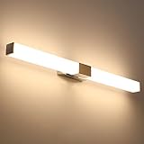 Klighten LED Spiegelleuchte Bad 80cm, 16W Spiegellampe IP44 Wandleuchte Bad, Badezimmer Badlampe für…