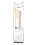 Umbra Hub Standspiegel - Ganzkörperspiegel für Wohnzimmer, Schlafzimmer und Diele, Schwarz, 37x157 cm