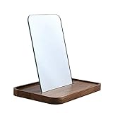 Spirella Badezimmerspiegel Design Alesia - tragbarer Schminkspiegel fürs Badezimmer mit Ablage - Spiegel…