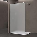 Sogood Luxus Duschwand Duschabtrennung Bremen2VS 120x200 Walk-In Dusche mit Stabilisator aus Echtglas…