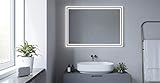 AQUABATOS® 100x70 cm LED Badspiegel mit Beleuchtung Wandspiegel Lichtspiegel Antifog Badezimmerspiegel…