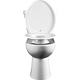 Bemis Independence 7YR85320TSS Geschlossene Front angehoben WC-Sitz mit 7,6 cm Hebebühne, weiß, Clean…