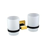 D&D-Bathroom Accessories Badaccessoires Sets | Kupfer, das Schwarze Gold handtuchhalter toilettenpapierhalter,doppel…