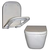 Roca WC Gap Wand-WC spülrandlos weiß - Tiefspül-WC (Roca WC Gap Wand-WC spülrandlos mit Wc Sitz und…
