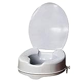 OXEN 143834 Hebebühne Erhöhung für Badezimmer WC-Sitzerhöhung in weiß inkl. Adapter zur Befestigung…