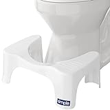 Squatty Potty Simple Badezimmer Toilette Hocker, 7-Zoll Höhe, Weiß