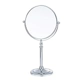 fcya Make-up-Spiegel, Vergrößerungsspiegel, 1/20-fache Vergrößerung, großer Tischplatte, zweiseitig,…