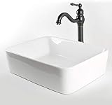 Homelava Aufsatzwaschbecken Waschbecken mit Wasserablauf und Pop up Ablaufgarnitur waschbecken 48,5…