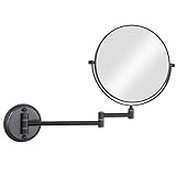 GURUN 20,3 cm (8 Zoll), doppelseitig, schwenkbar, mit 10-facher Vergrößerung, Make-up-Spiegel für Badezimmer, Öl-Bronze-Finish M1306O (20,3 cm, 10-fach)